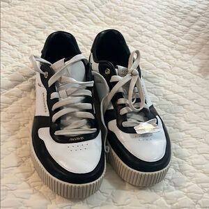 Black and White Sneakers
